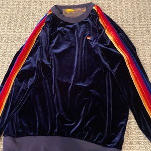 Aviator Nation Velvet Velour Long Sleeve